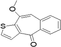 10-Methoxy-4h-benzo(4,5)cyclohepta(1,2-b)thiophen-4-one